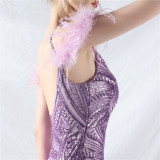Elegant Luxury Sequins Evening Dress
