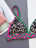 Women Leopard Sexy Swimwear Two Pieces