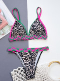 Women Leopard Sexy Swimwear Two Pieces