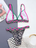 Women Leopard Sexy Swimwear Two Pieces