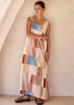 Fashion Strap Slit Casual Loose Holidays Women Dress