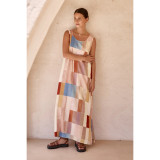 Fashion Strap Slit Casual Loose Holidays Women Dress