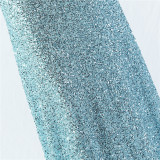 Elegant Strap V-Neck Sequined Evening Dress