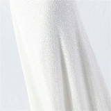 Elegant Strap V-Neck Sequined Evening Dress