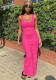 Women sexy Ribbed Sundress