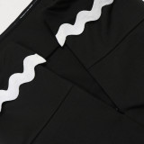 Women Fashion Strapless Slim Bodycon Evening Dress