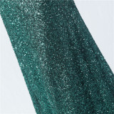 Elegant Strap V-Neck Sequined Evening Dress