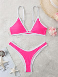 Women Solid Bikini Swimwear