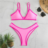 Women Solid Bikini Swimwear