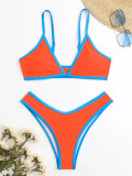 Women Solid Bikini Swimwear