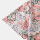 Summer Floral Men's Short Sleeve Shirt