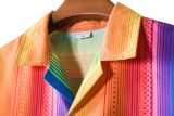 Men's Print Holidays Men's Short Sleeve Casual Shirt