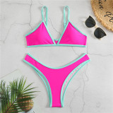 Women Solid Bikini Swimwear