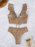Women Bikini Ruffle Two Pieces Swimwear