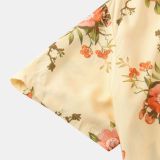 Summer Floral Men's Short Sleeve Shirt