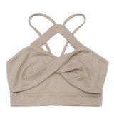 Women sexy suspender Top And hollow wide-leg pants two-piece set