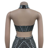 Women Sleeveless Beaded Dress
