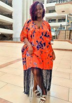 Summer Casual Tassel Loose Dress Summer Casual Tassel Loose Dress