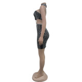 Women Sleeveless Beaded Dress