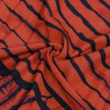 Sexy Print Contrast Color Oversized Wide Leg Strap Jumpsuit