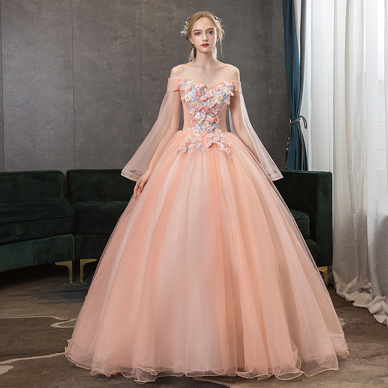 Women Tutu Maxi Evening Dress(Processing time need 3-6 days)