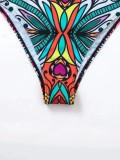 Women's Sexy Print Strap One-Piece Swimsuit
