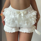 Women Bow Cake Multi-layer Lace Short Skirt