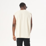 Fashionable High Street Cotton Loose Sleeveless Men's Vest