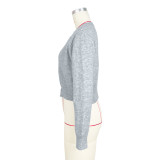 Women Casual Solid Top Sweater