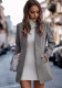 Women Long Sleeve Pocket Jacket
