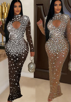 Women Round Neck Beaded dress Women Round Neck Beaded dress