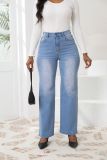 Retro Straight Loose Casual Women's Denim Pants