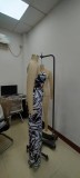 Sexy Printed Strap Wide-Leg Jumpsuit