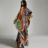 Beach Cover-Up Kimono Cardigan Holidays Robe Bikini Sunscreen Shirt