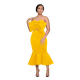 Women Solid Sleeveless Maxi Dress