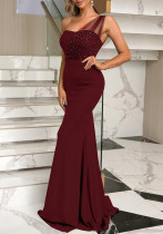 Women Sleeveless Mesh Formal Party Maxi Evening Dress Women Sleeveless Mesh Formal Party Maxi Evening Dress