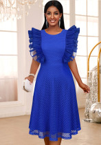 Women Formal Party Mesh Elegant Dress Women Formal Party Mesh Elegant Dress