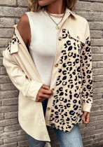 women autumn and winter leopard print single breasted long sleeve casual shirt coat women autumn and winter leopard print single breasted long sleeve casual shirt coat