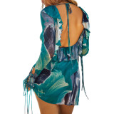 Women Sexy Stretch Mesh Dress