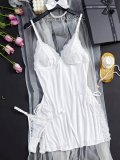 Sexy Low Back Lace Strap Night Dress Temptation Lingerie