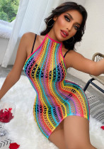 See-Through Lingerie Hollow Fishnet Sexy Night Dress See-Through Lingerie Hollow Fishnet Sexy Night Dress
