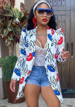 Women's Fashion Printed Casual Jacket Women's Fashion Printed Casual Jacket