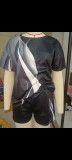 Plus Size Women Summer Print Casual Top and Shorts Two-piece Set