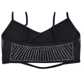 Women Sexy Party Mesh See-Through Camisole and Skirt Two-piece Set