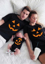 Halloween Pumpkin Parent-child Family Outfit Summer Mother and Daughter Outfit Halloween Pumpkin Parent-child Family Outfit Summer Mother and Daughter Outfit