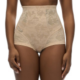 Texture Abdomen Shorts Butt Lift Waist Shaping Pants Women's Breathable Underwear