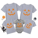 Halloween Pumpkin Parent-child Family Outfit Summer Mother and Daughter Outfit