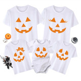 Halloween Pumpkin Parent-child Family Outfit Summer Mother and Daughter Outfit