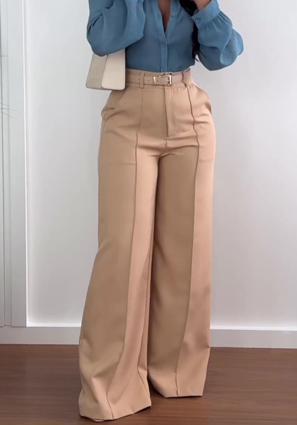 Women Fall Casual Wide Leg Pants