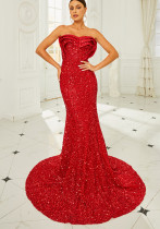 Women sexy sequins off shoulder Formal Party Maxi evening dress Women sexy sequins off shoulder Formal Party Maxi evening dress